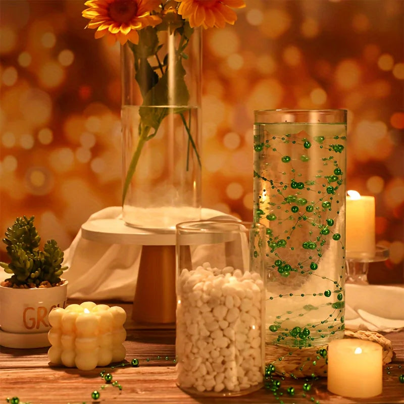 Function 12 Piece Glass Cylinder Vase Set Centerpiece