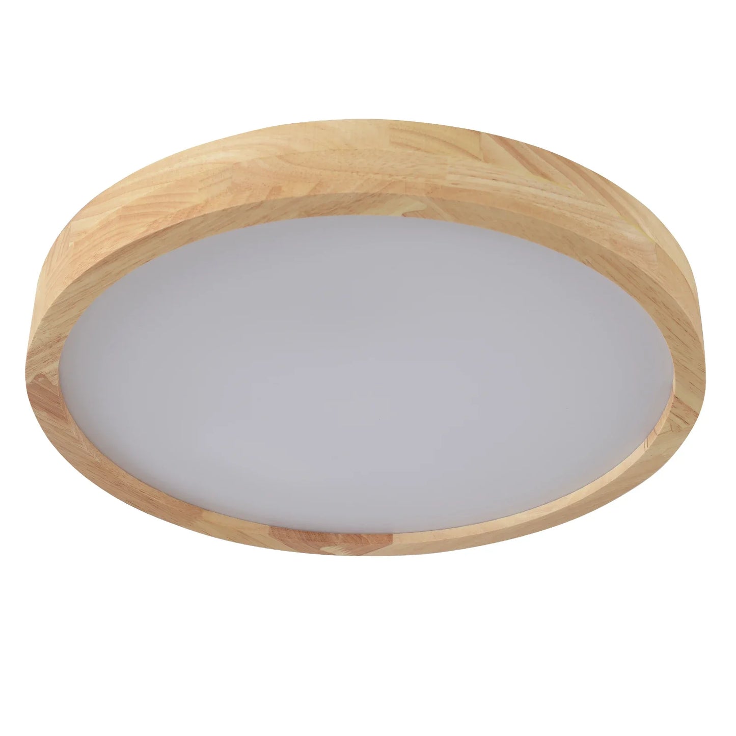 Bymaocar Modern Wood LED Ceiling Light Fixture Flush Mount