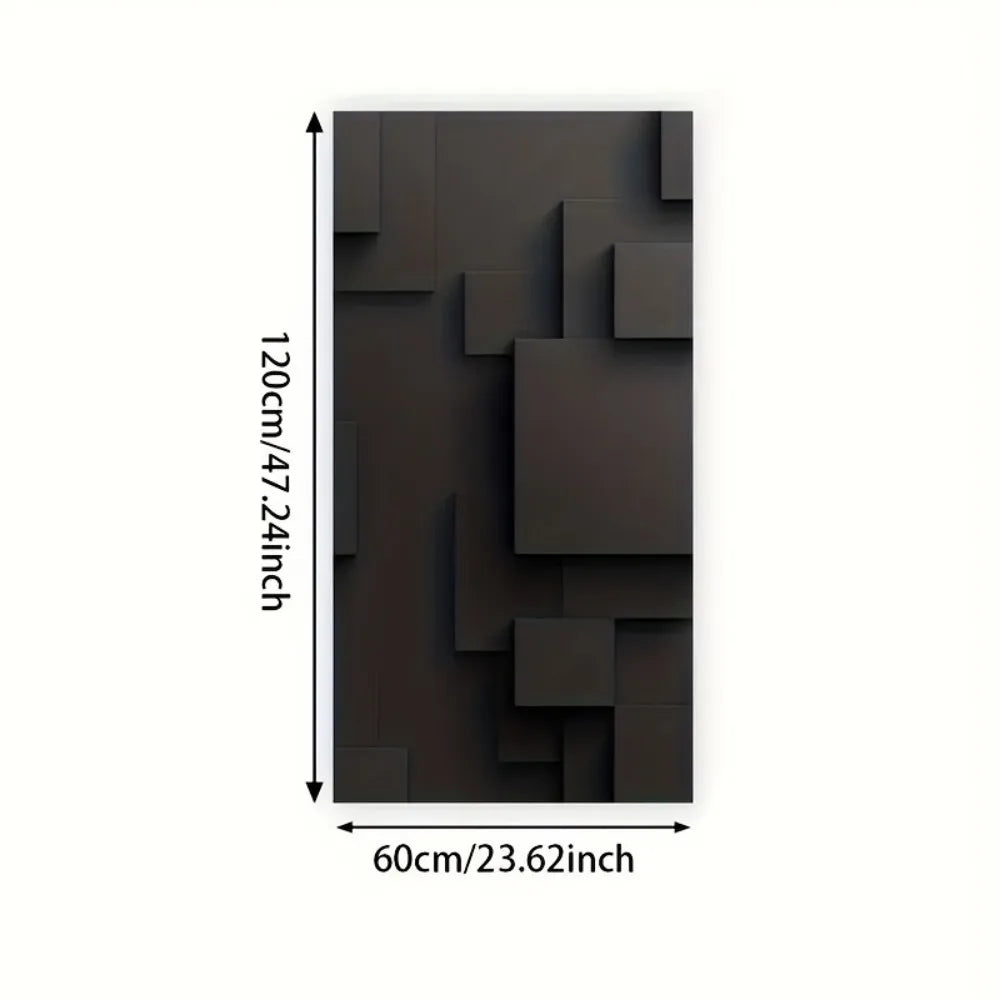 Hign-concerned Pine Wood Frame Abstract Geometric Wall Canvas