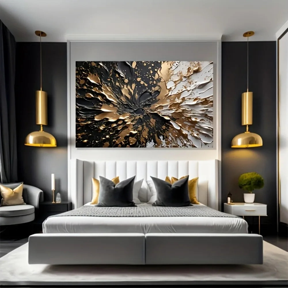 Hign-concerned Abstract Wall Mural for Interior Decoration