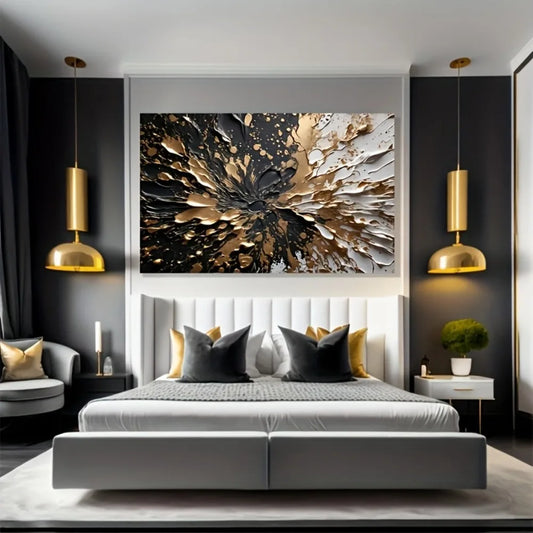 Hign-concerned Abstract Wall Mural for Interior Decoration