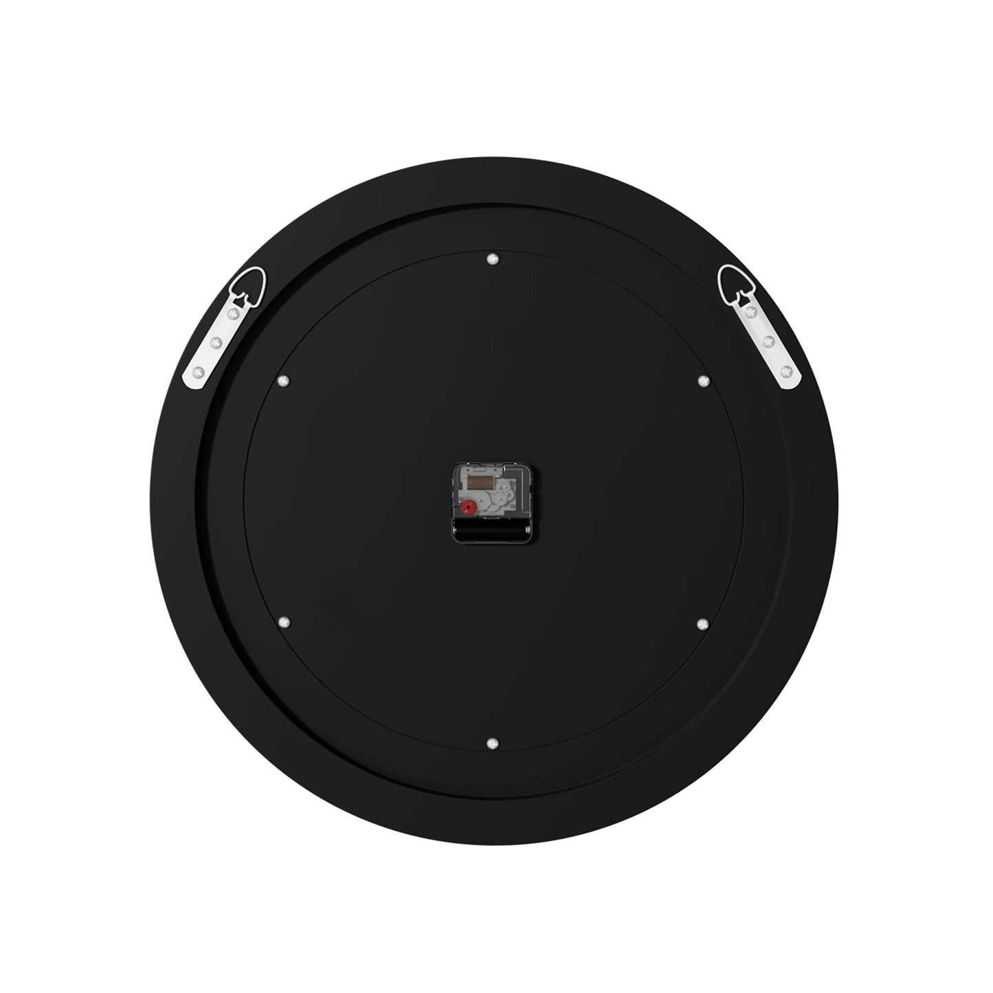 Combination Bling Silver Round Mirror Clock For Home Decor