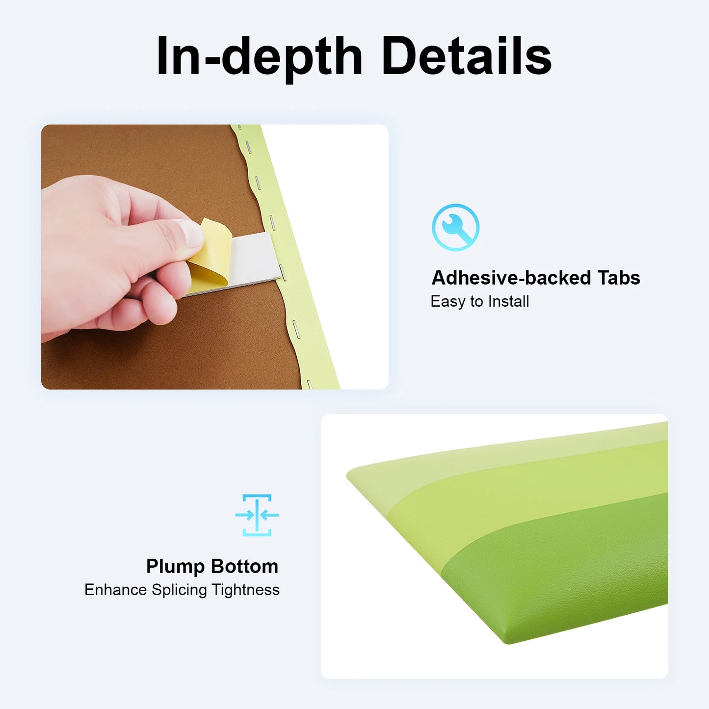 Bymaocar 6-Piece 3D Pencil Wall Padding Wall Sticker for Kids