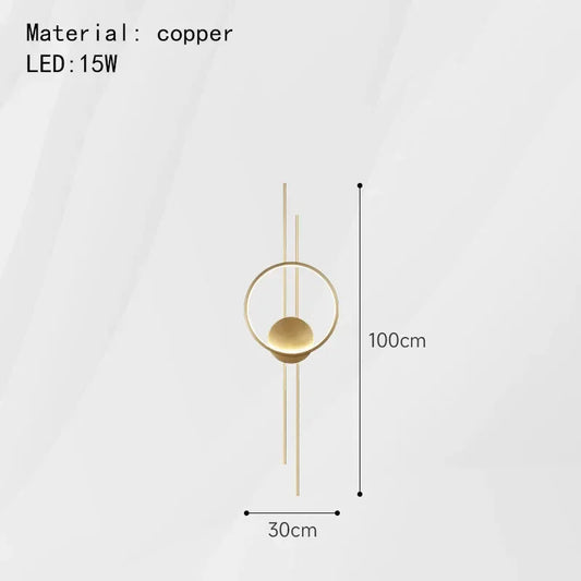 Enerlord Led Wall Lamp Modern Nordic Bedroom Lighting