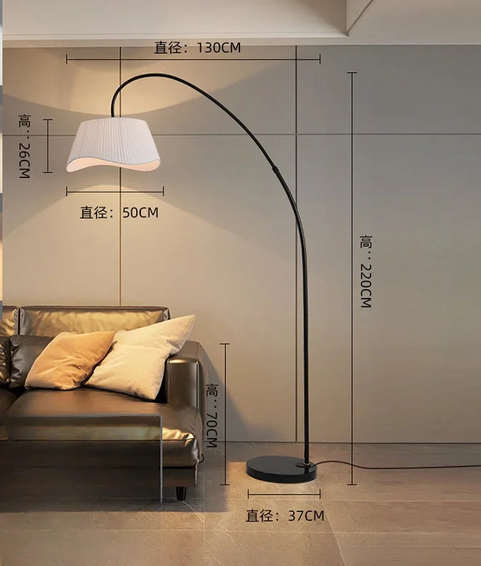 Nordic Living Room Floor Lamp Modern Iron E27 LED Stand