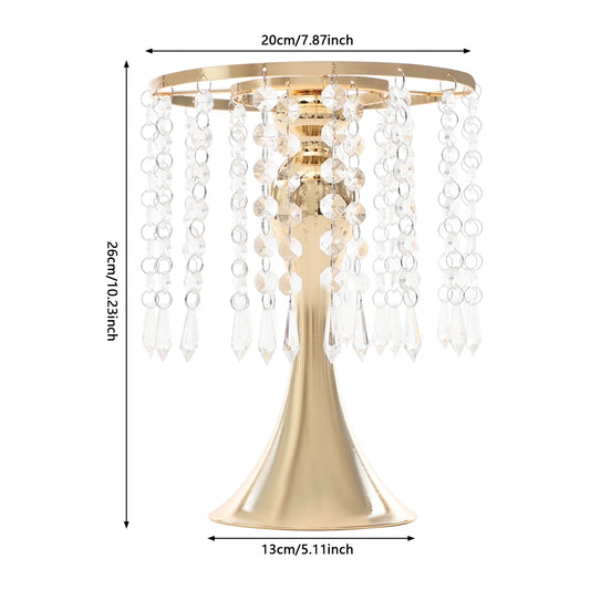 High-concerned Chemical Crystal Flower Stand Centerpieces for Weddings