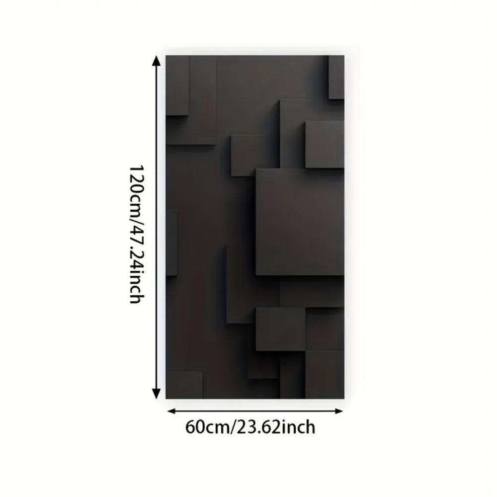 Hign-concerned Pine Wood Frame Abstract Geometric Wall Canvas