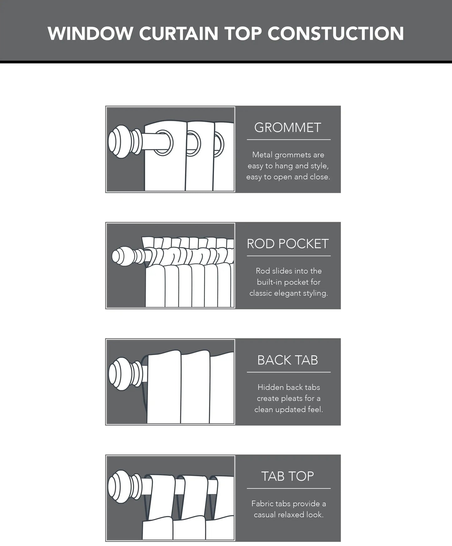 Craft of Weaving Tatting Two Pack Grommet Curtains Set