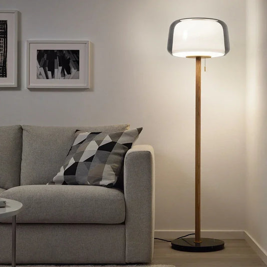 Modern Nordic Glass Floor Lamp For Living Room And Bedroom
