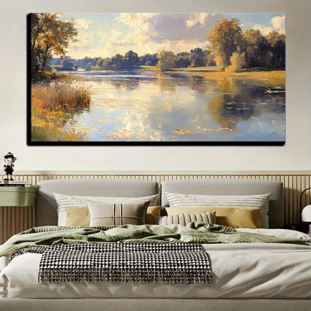 Hign-concerned Natural Landscape Oil Painting Victorian Style Wall Decor