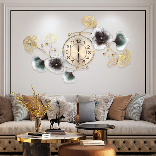 Hign Concerned Silent Movement Wall Clock Nordic Charm Light Luxury