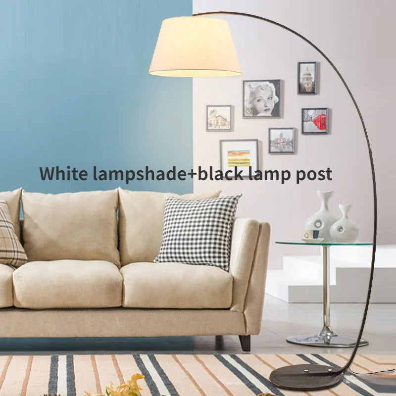 Nordic Living Room Floor Lamp Modern Iron E27 LED Stand