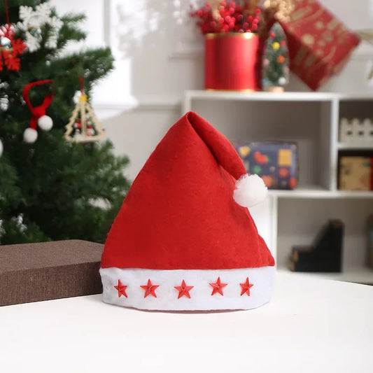 MTSDM Light Up Christmas Santa Hat For Adults Kids
