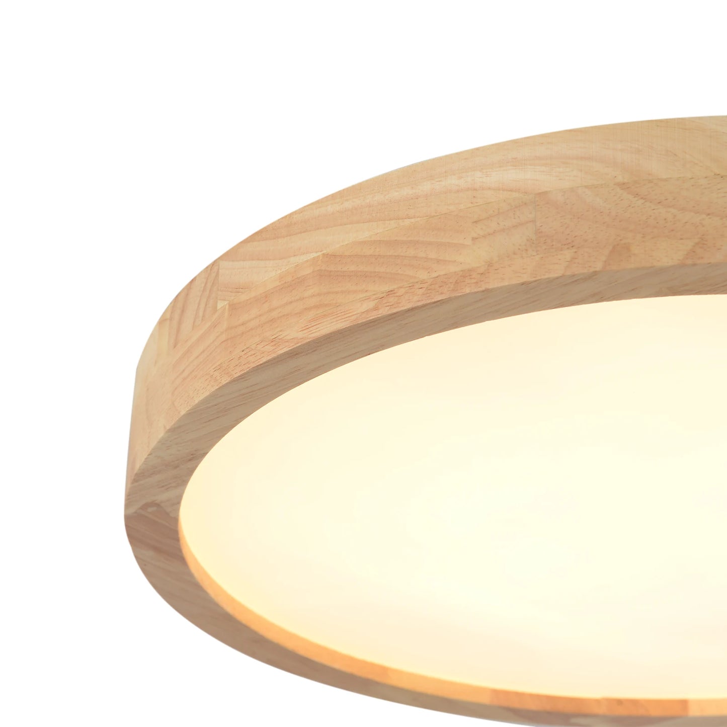 Bymaocar Modern Wood LED Ceiling Light Fixture Flush Mount