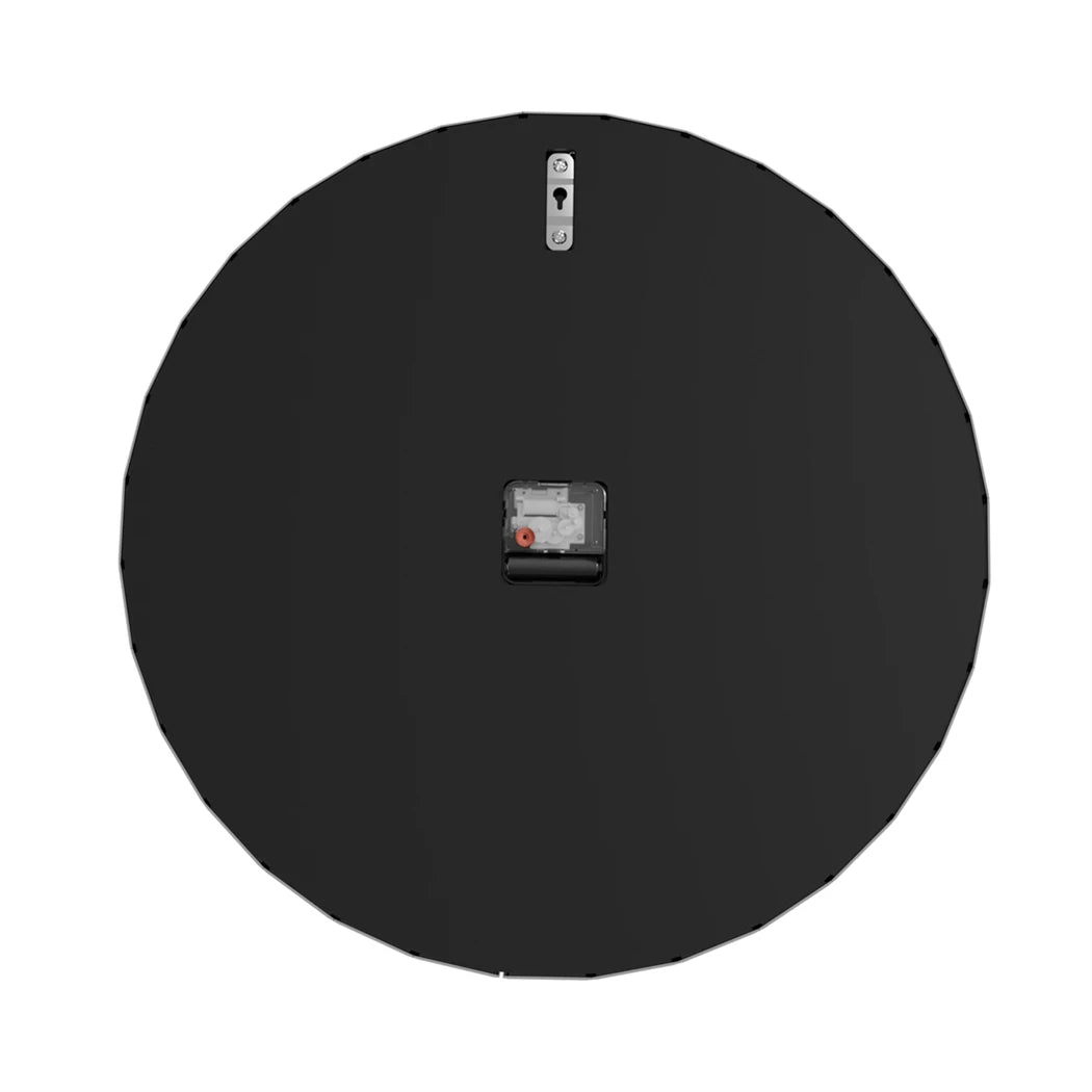 Combination Crushed Diamond Wall Clock Quartz With Roman Numerals