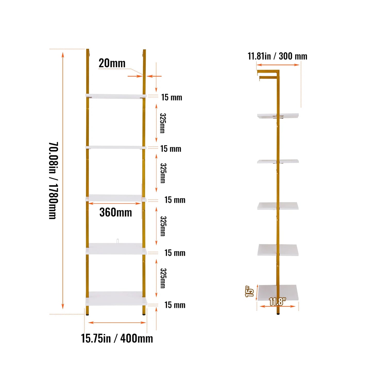 Industrial Pipe Shelf Wall Mount Rack Rustic Wood Bracket