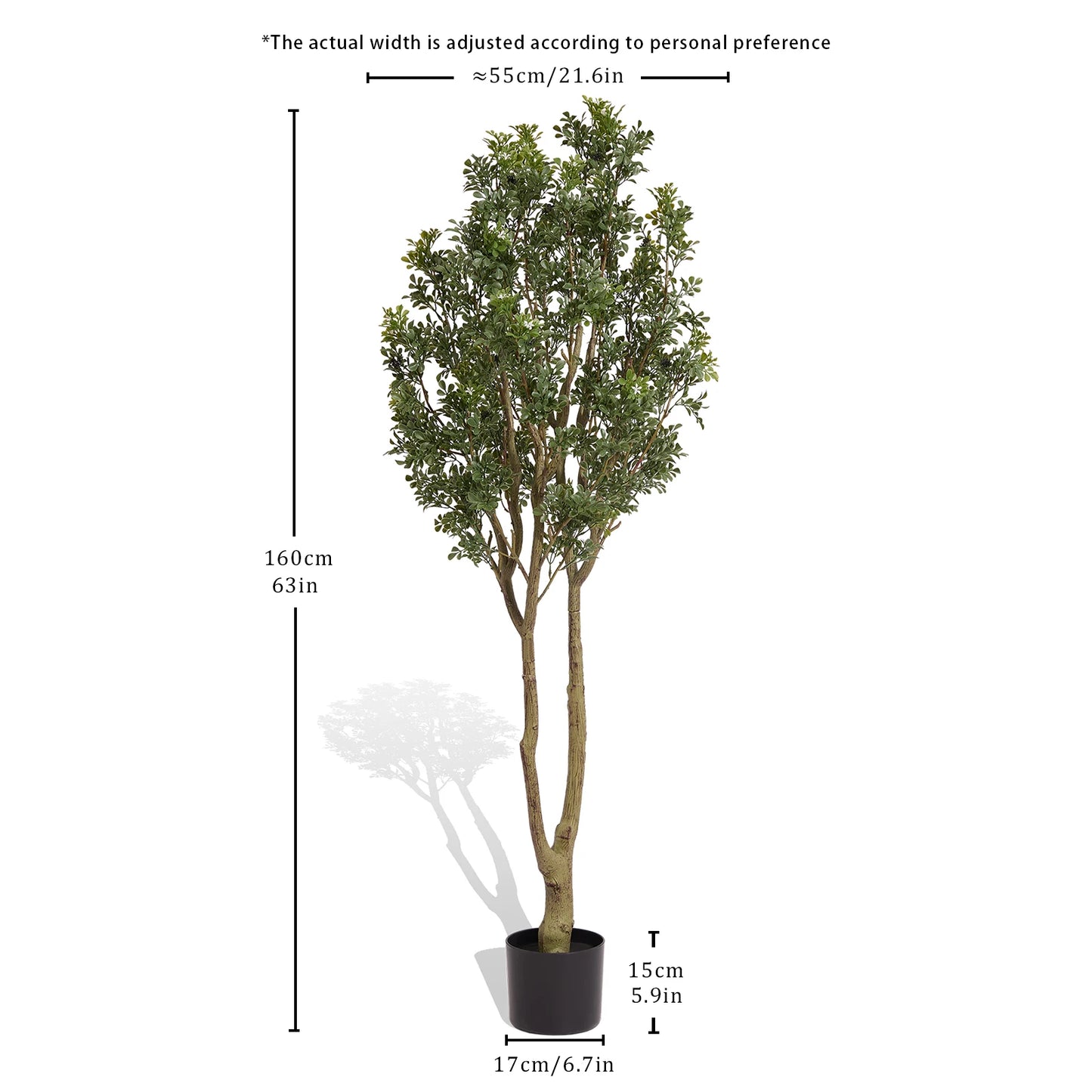 Guangdong Artificial Murraya Paniculata Indoor Tree Decor