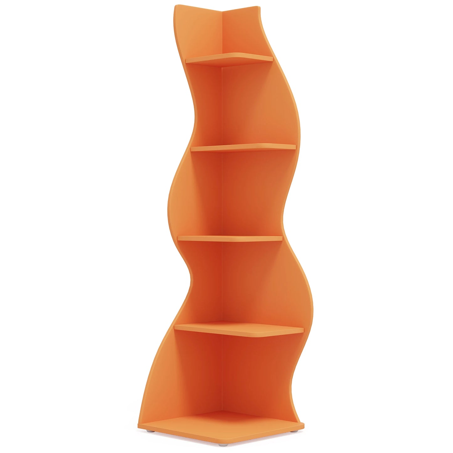 Tribesigns 5 Tier Corner Bookshelf Wall Shelf For Home