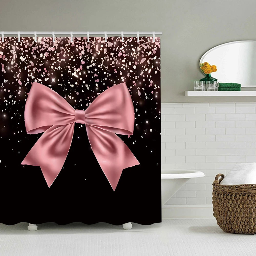 Craft Of Weaving Waterproof Shower Curtain Bathroom Kit