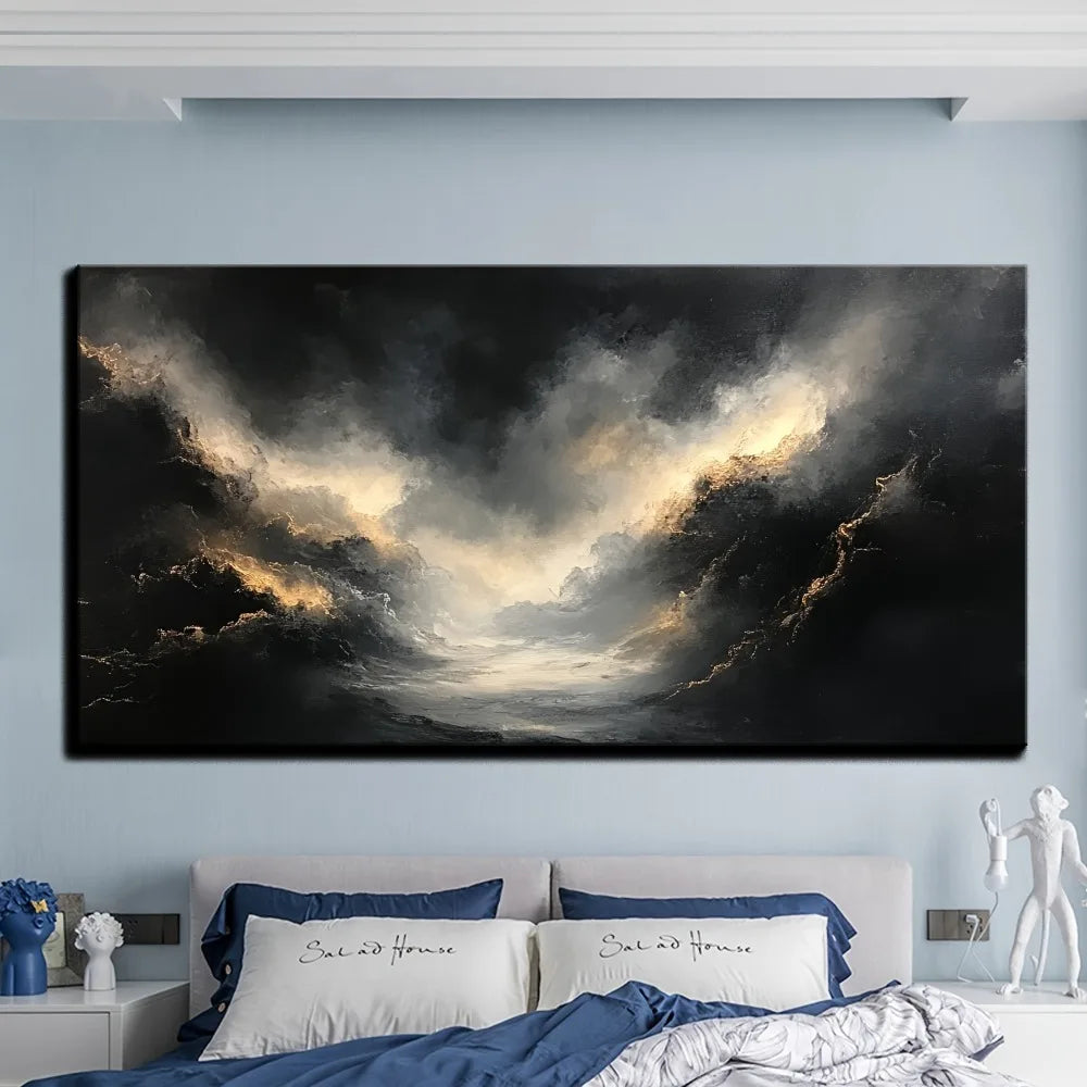 Hign-concerned Abstract Texture Modern Art Painting