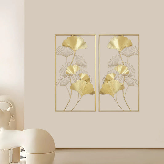 Hign-concerned Ginkgo Biloba Wall Decor With Three Dimensional Relief