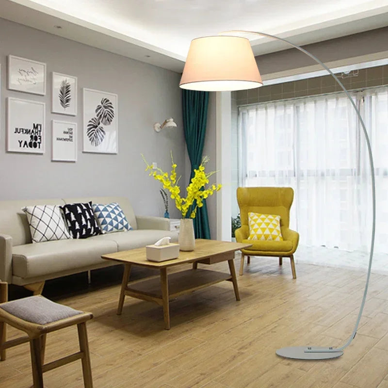 Nordic Living Room Floor Lamp Modern Iron E27 LED Stand