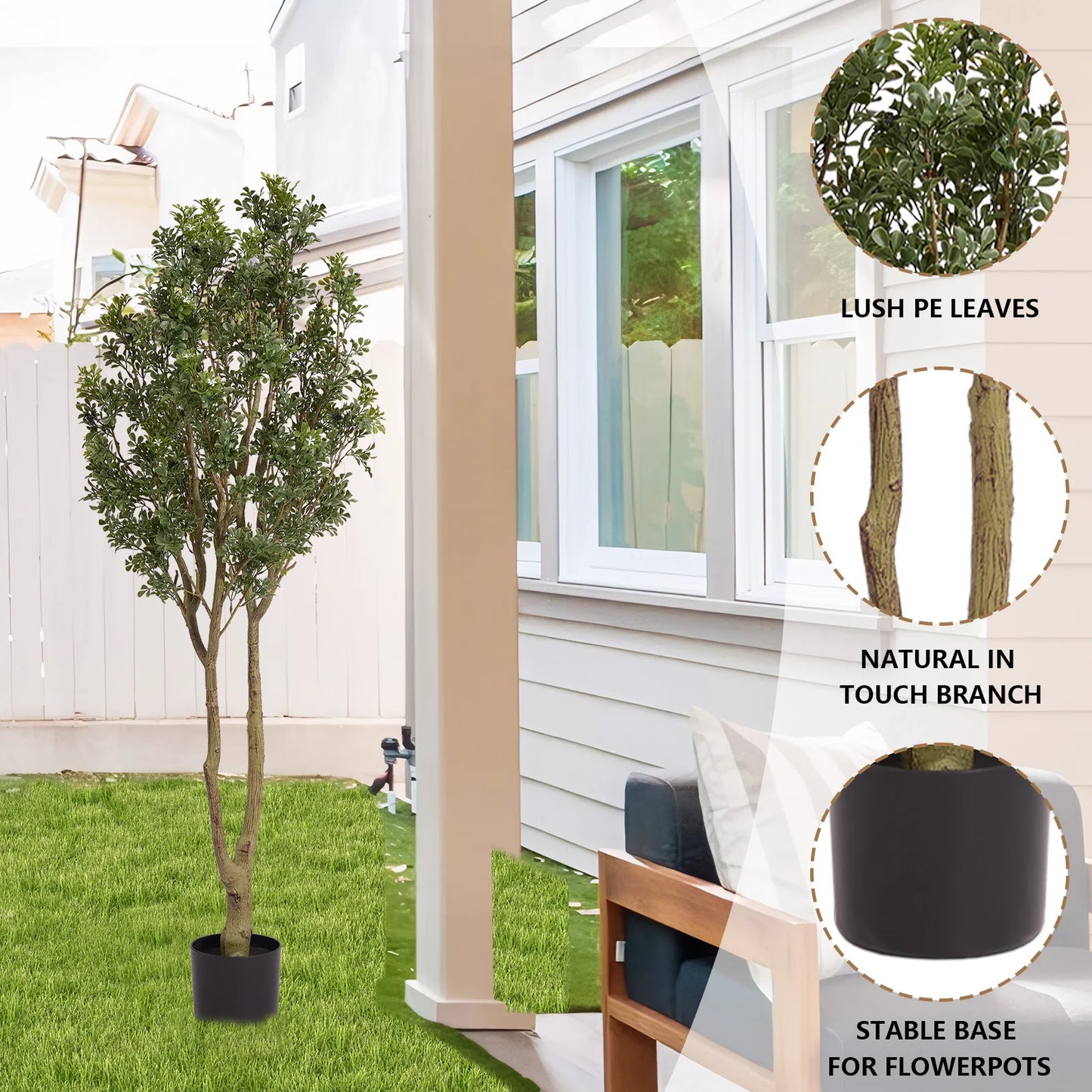 Guangdong Artificial Murraya Paniculata Indoor Tree Decor