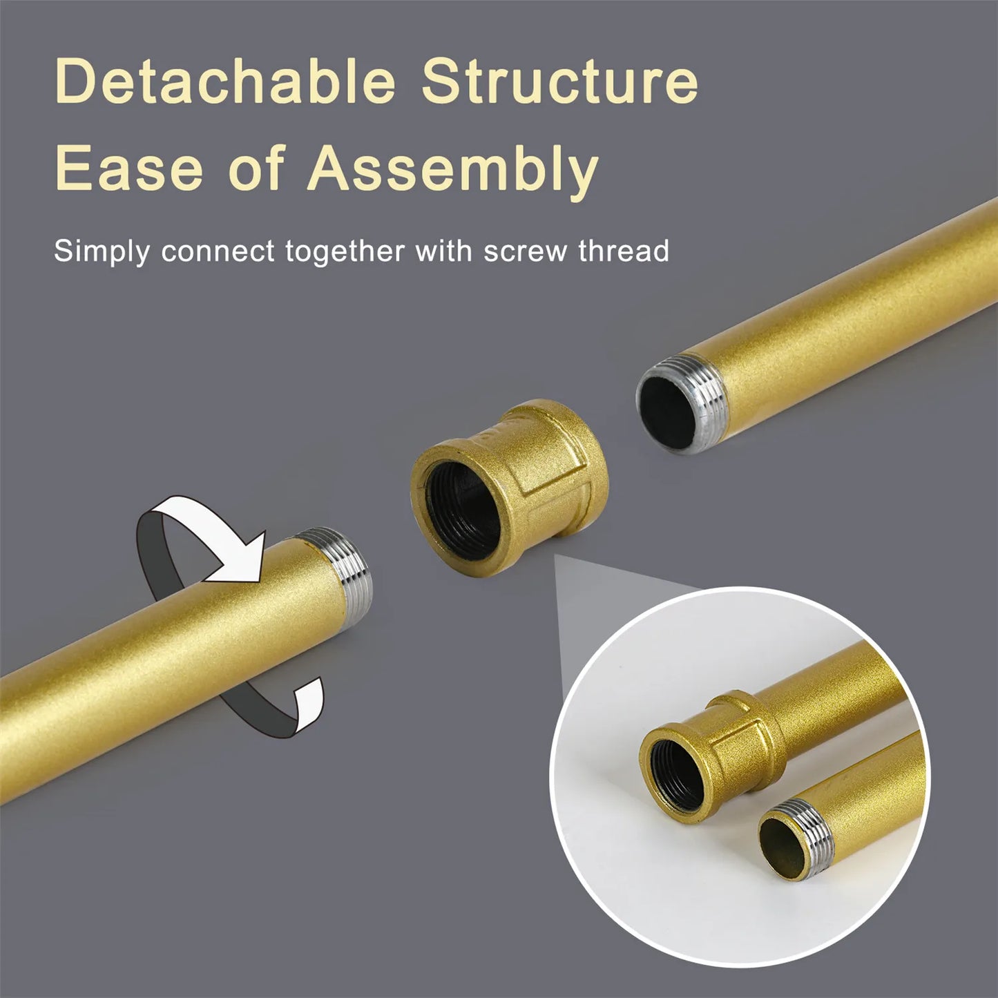 Industrial Pipe Wall Mounted Clothes Rack For Garment Storage