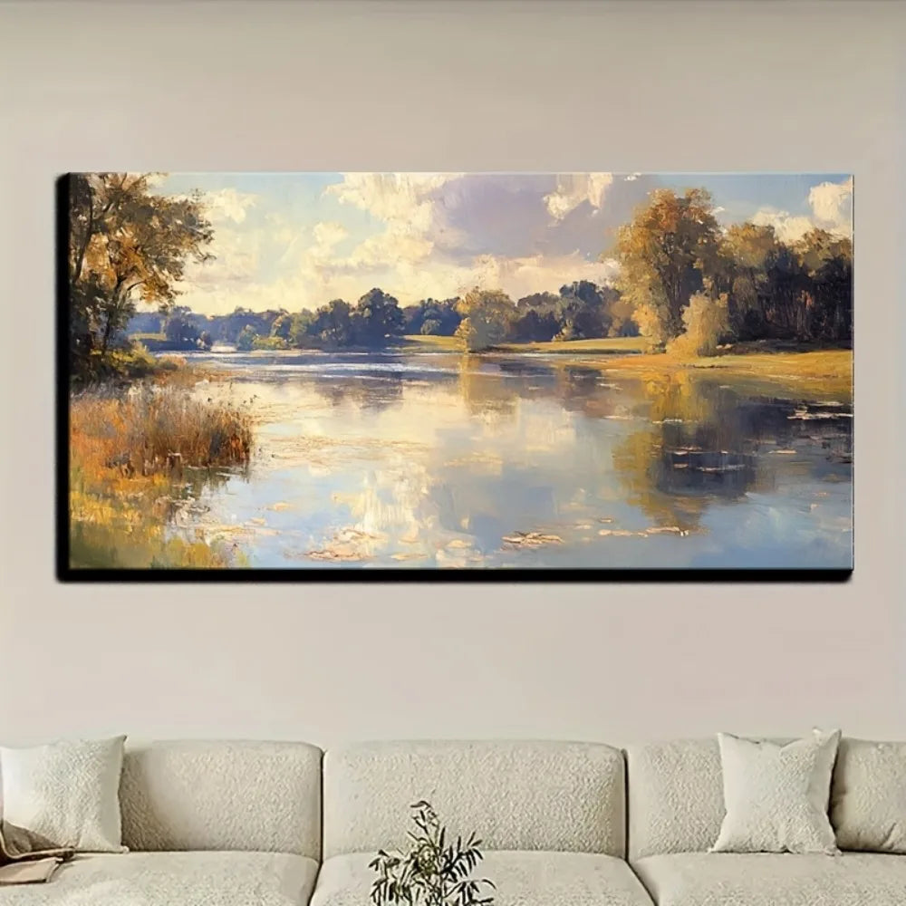 Hign-concerned Natural Landscape Oil Painting Victorian Style Wall Decor