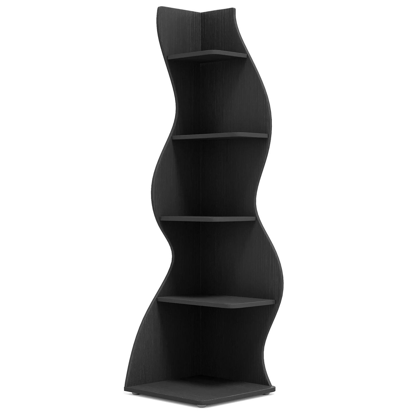 Tribesigns 5 Tier Corner Bookshelf Wall Shelf For Home