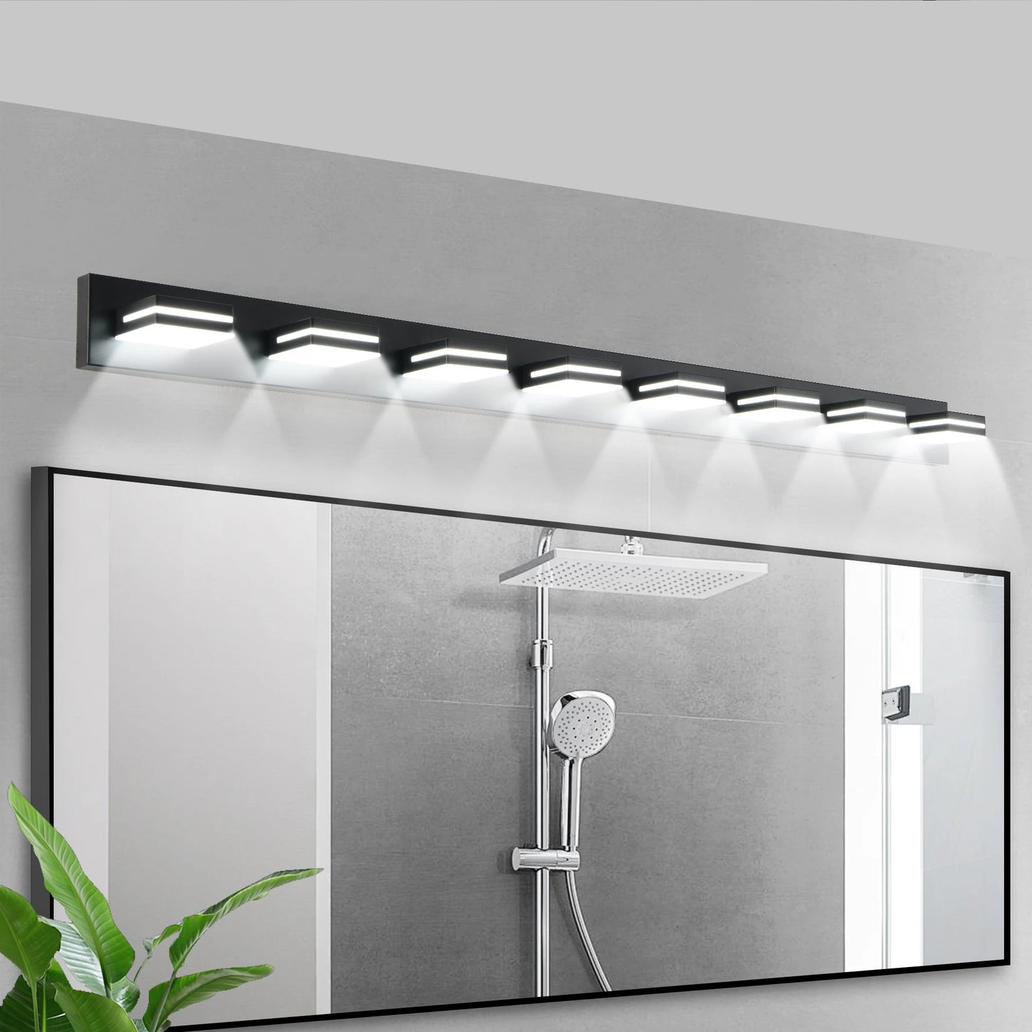 ARLGSITE 8 Light LED Vanity Light Wall Sconce For Bathroom