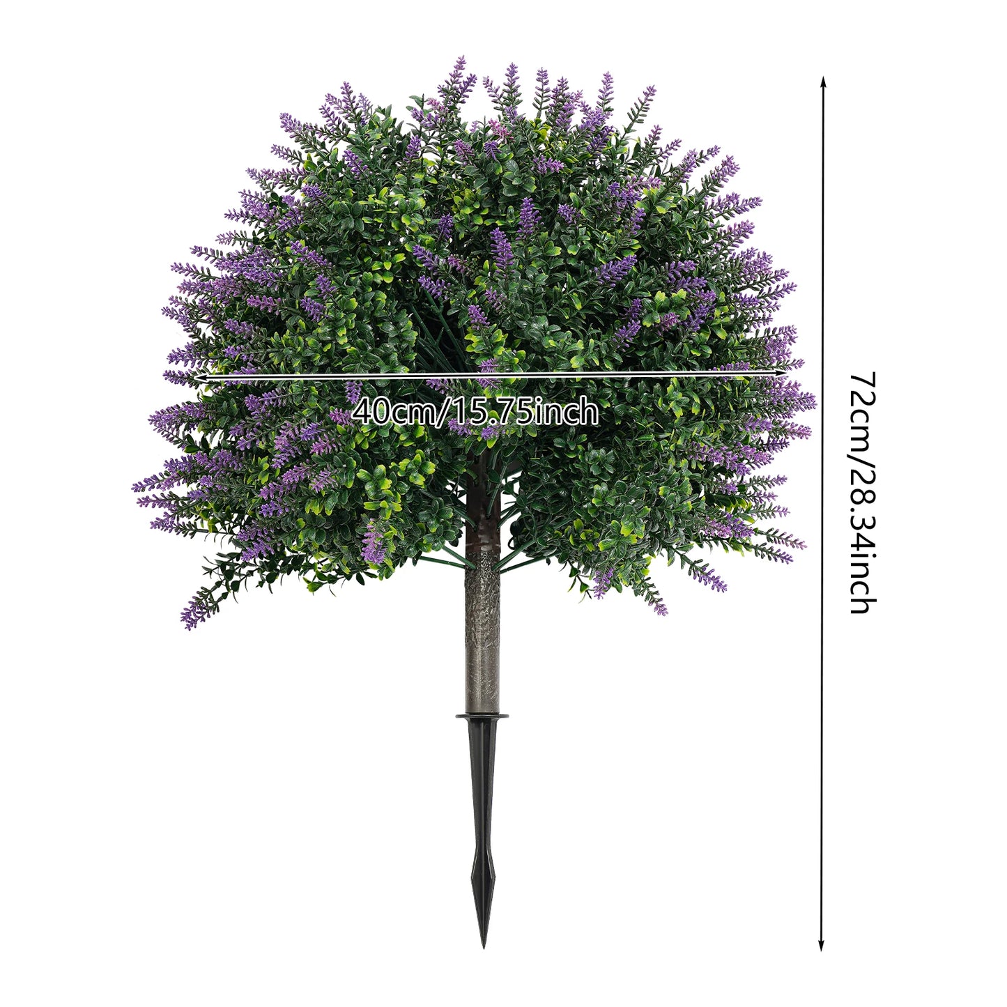 Sichuan Artificial Lavender Plants Spikes for Porch Decor