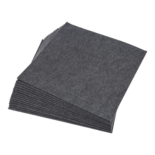 15Pcs SelfAdhesive FloorTilePanels PeelAndStick CarpetFloorTiles Durable HomeAndHotel IndoorUse EasyMaintenance Versatile