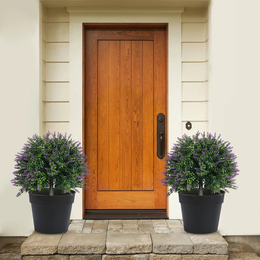 Sichuan Artificial Lavender Plants Spikes for Porch Decor